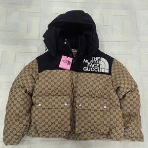 Gucci Brown and Black Puffer Jacket